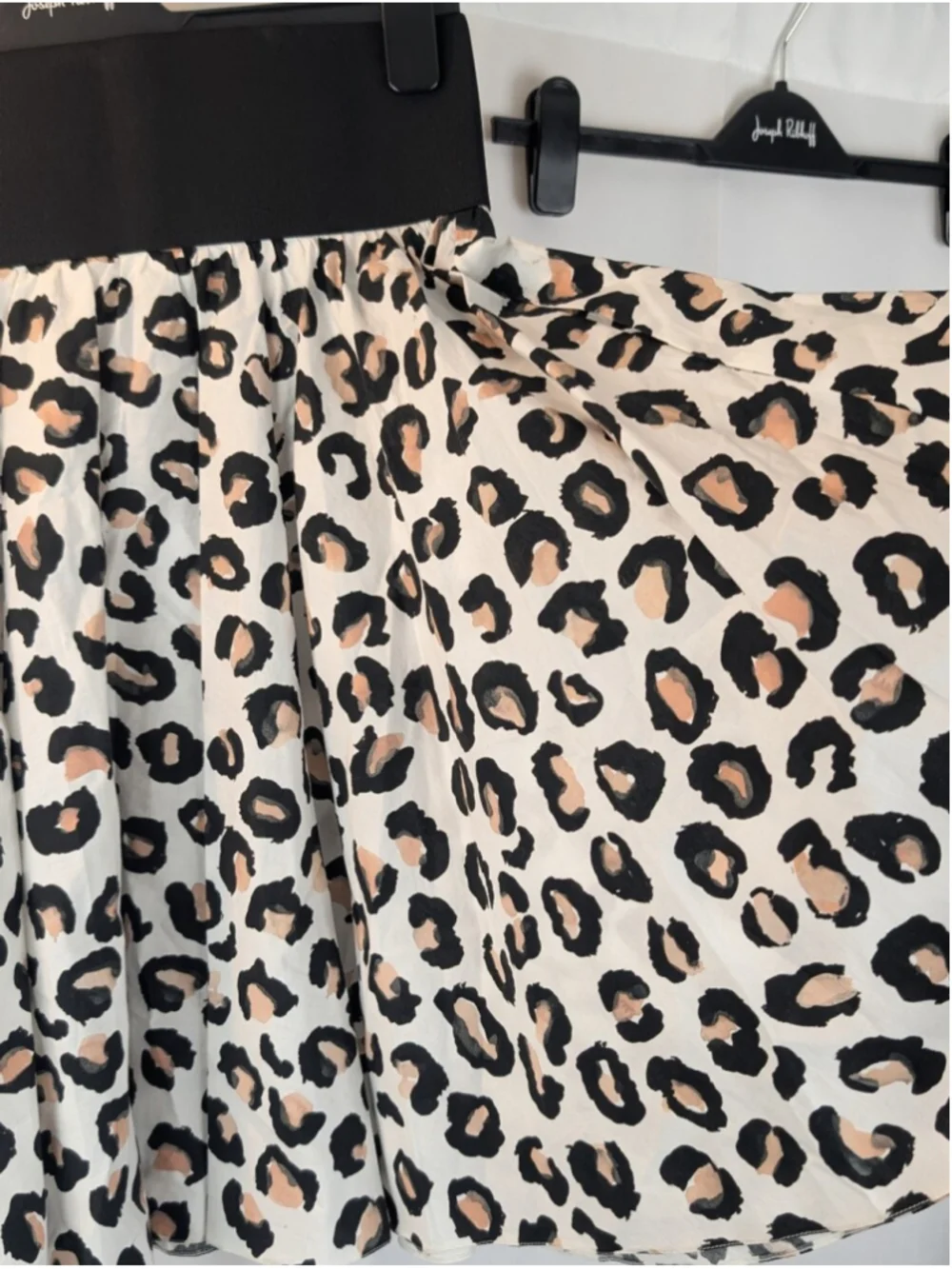 Alaïa White Leopard-Print Circle Skirt